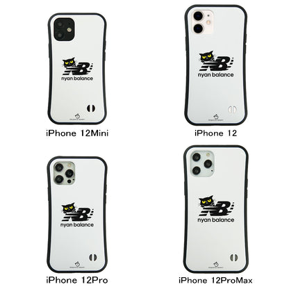 ケース ねこ 猫イラスト猫  Nyan Balanceー スマホ ケース iPhone8, SE2, SE3 ~ ケースiPhone17シリーズ