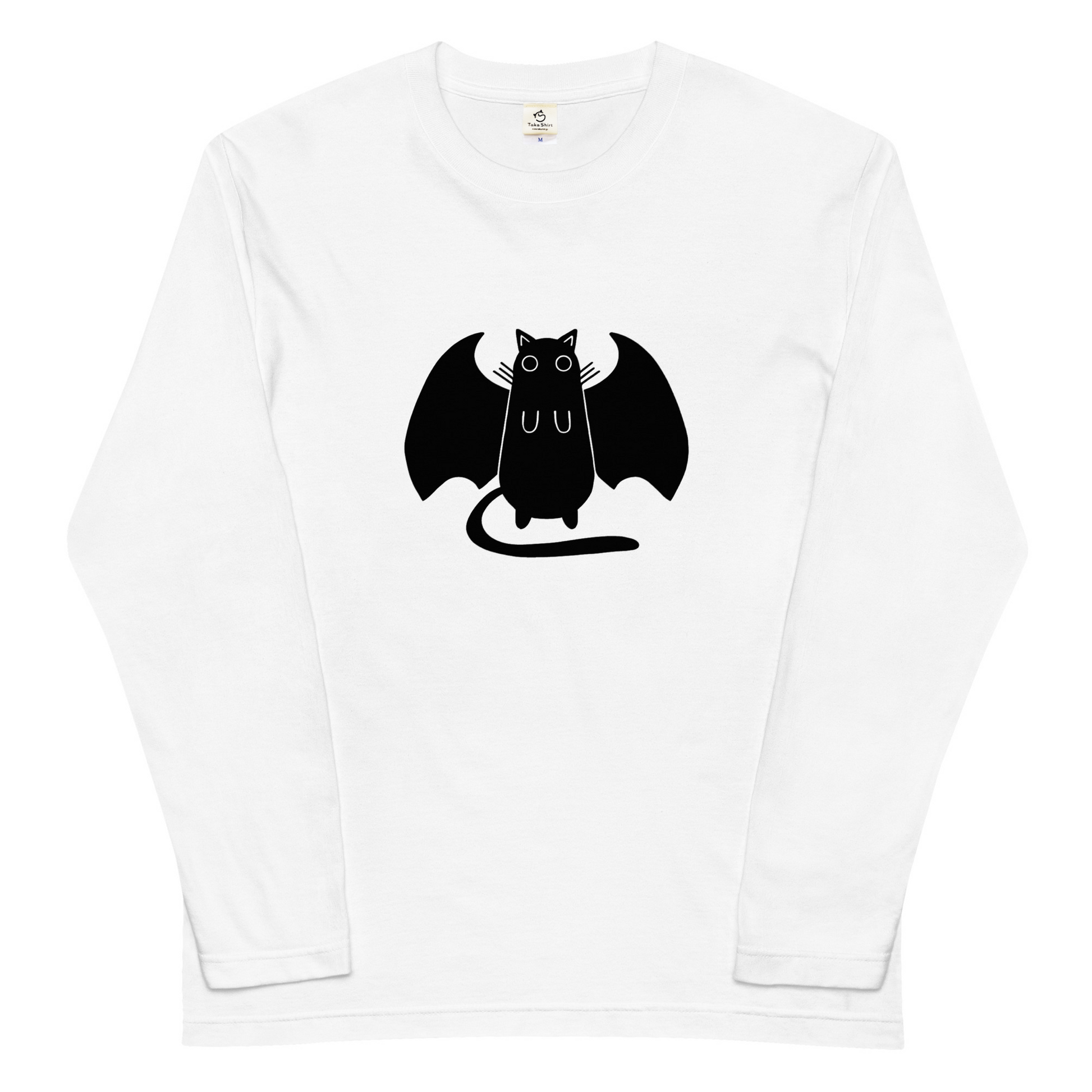 猫 ロン t 猫 長袖 t シャツ ねこ 猫イラスト ハロウィン.