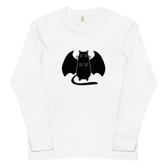 猫 ロン t 猫 長袖 t シャツ ねこ 猫イラスト ハロウィン.
