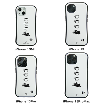 ケース ねこ 猫イラスト 猫カフェ  スマホ ケース iPhone8, SE2, SE3 ~ ケース iPhone16シリーズ