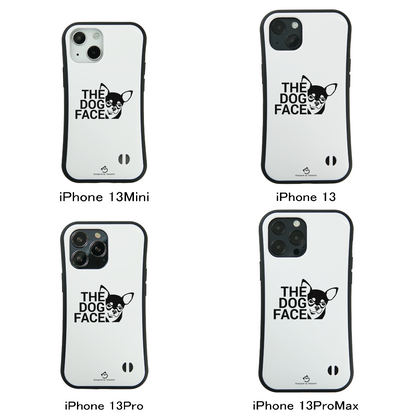 ケース いぬ 犬 イラスト  チワワ THE DOG FACE スマホ ケース iPhone8, SE2, SE3 ~ ケース iPhone16シリーズ