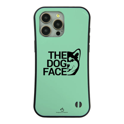 ケース いぬ 犬 イラスト ダックスフン 柴犬 THE DOG FACE 2 スマホ ケース iPhone8, SE2, SE3 ~ ケース iPhone16セリア