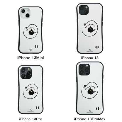 ケース ねこ 猫イラスト まるの中が好き  スマホ ケース iPhone8, SE2, SE3 ~ ケース iPhone16シリーズ