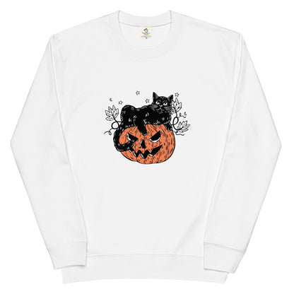 猫 トレーナー ねこ かわいい  黒猫 ハロウィン｜アダルト&キッズサイズ