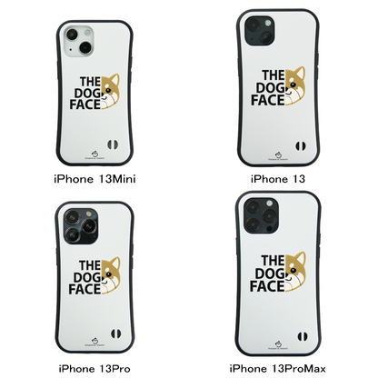 ケース いぬ 犬 イラスト 柴犬 The Dog Face  スマホ ケース iPhone8, SE2, SE3 ~ ケース iPhone16シリーズ