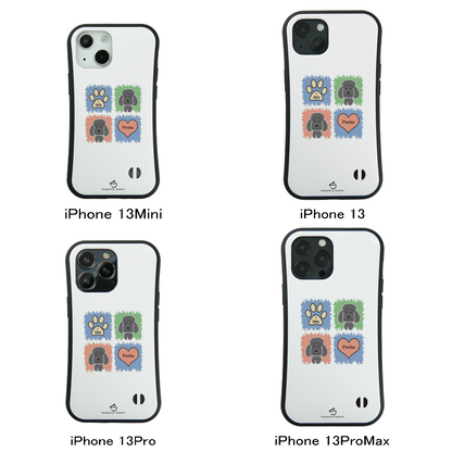 ケース いぬ 犬 イラスト トイ プードル ベター スマホ ケース iPhone8, SE2, SE3 ~ ケース iPhone16セリア