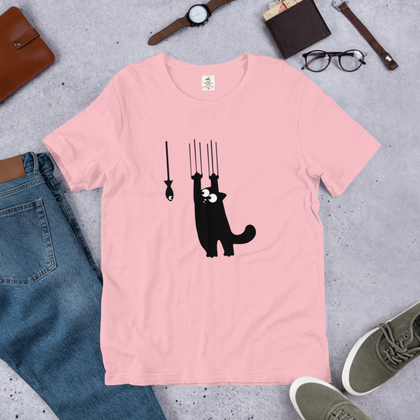 猫tシャツ ねこ かわいい猫イラスト｜アダルト&キッズサイズ.