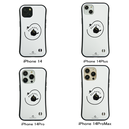 ケース ねこ 猫イラスト まるの中が好き  スマホ ケース iPhone8, SE2, SE3 ~ ケース iPhone16シリーズ