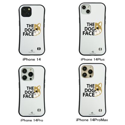 ケース いぬ 犬 イラスト 柴犬 The Dog Face  スマホ ケース iPhone8, SE2, SE3 ~ ケース iPhone16シリーズ