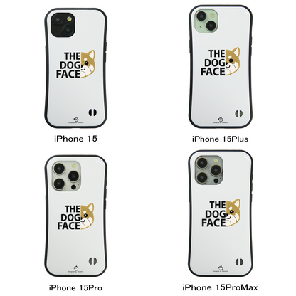 ケース いぬ 犬 イラスト 柴犬 The Dog Face  スマホ ケース iPhone8, SE2, SE3 ~ ケース iPhone16シリーズ