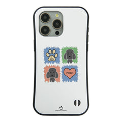 ケース いぬ 犬 イラスト トイ プードル ベター スマホ ケース iPhone8, SE2, SE3 ~ ケースiPhone17シリーズ