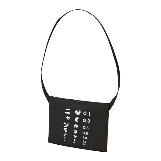 猫イラスト レギュラー キャンバス サコッシュ ニャンモナイト