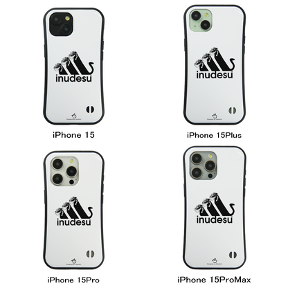 ケース いぬ 犬 イラスト  ミニチュア・シュナウザー INUDESU スマホ ケース iPhone8, SE2, SE3 ~ ケース iPhone16シリーズ