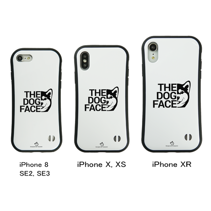 ケース いぬ 犬 イラスト ダックスフン 柴犬 THE DOG FACE 2 スマホ ケース iPhone8, SE2, SE3 ~ ケース iPhone16シリーズ