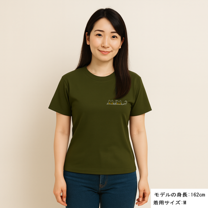 猫tシャツ ドライTシャツ シルキータッチTシャツ ねこ 猫イラスト おもしろ tシャツ にゃんポイント