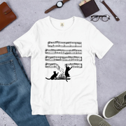 猫音符 Tシャツ | 音楽好きに人気