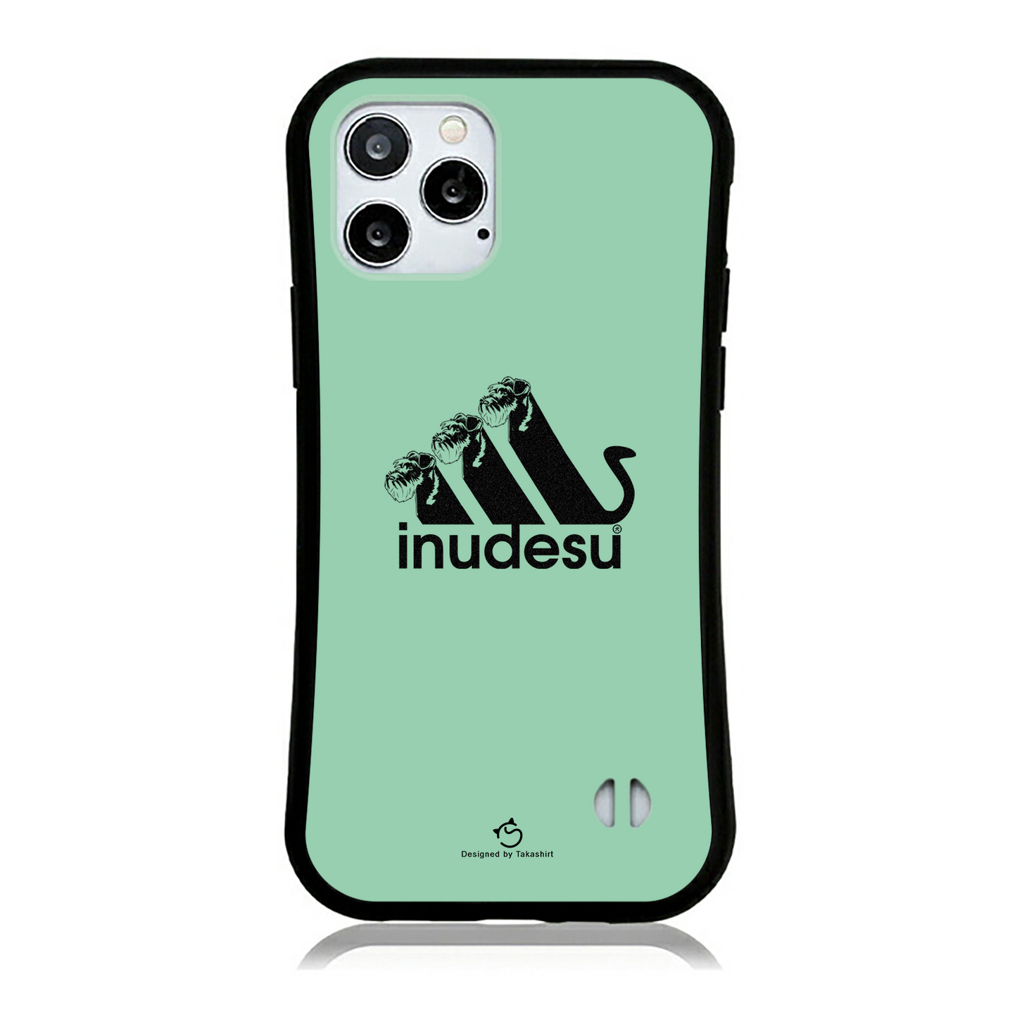 ケース いぬ 犬 イラスト  ミニチュア・シュナウザー INUDESU スマホ ケース iPhone8, SE2, SE3 ~ ケース iPhone16セリア.