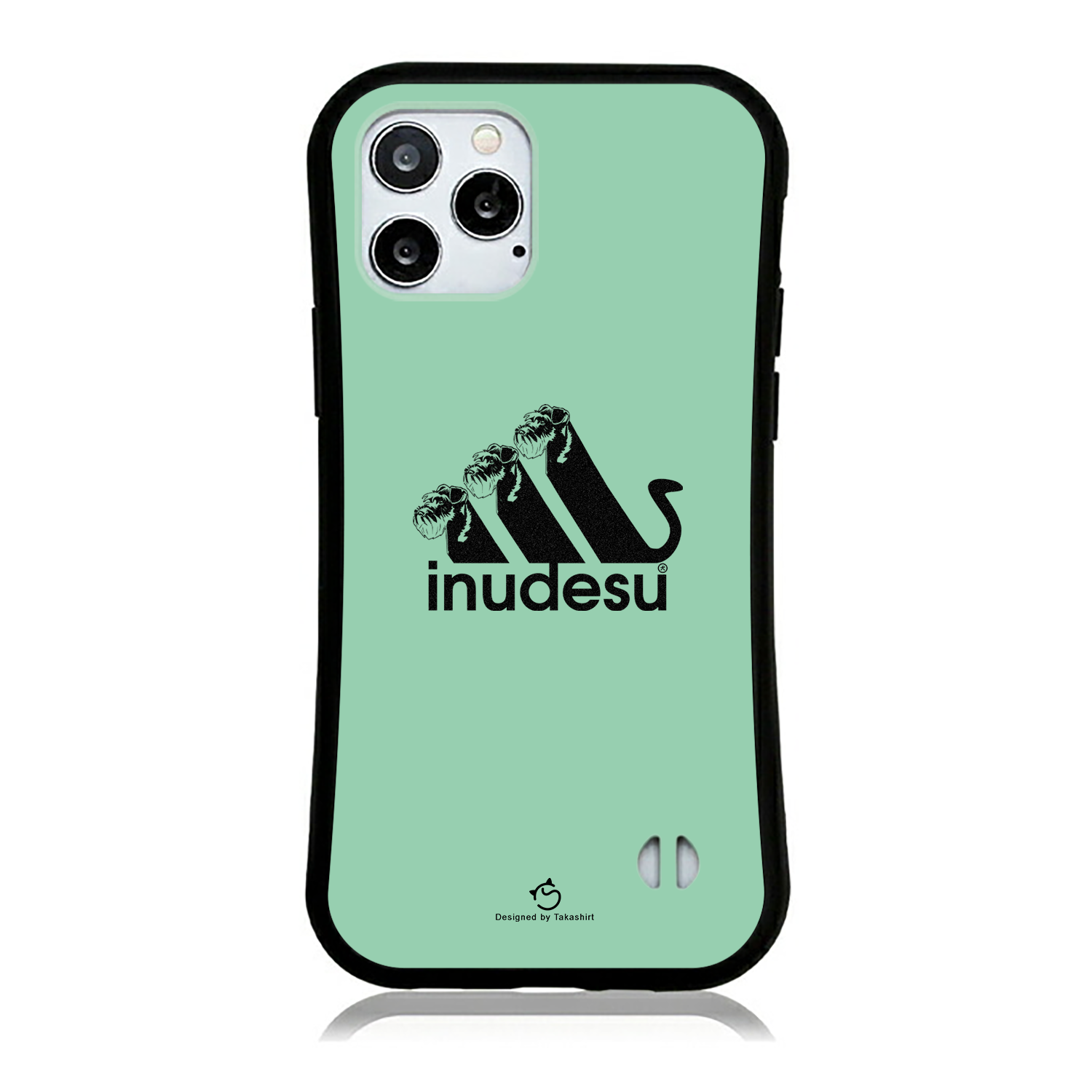 ケース いぬ 犬 イラスト  ミニチュア・シュナウザー INUDESU スマホ ケース iPhone8, SE2, SE3 ~ ケース iPhone16セリア.