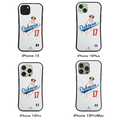 デコピン ケース いぬ 犬 コーイケルホンディエイラスト  Dekopin スマホ ケース iPhone8, SE2, SE3 ~ ケース iPhone16シリーズ