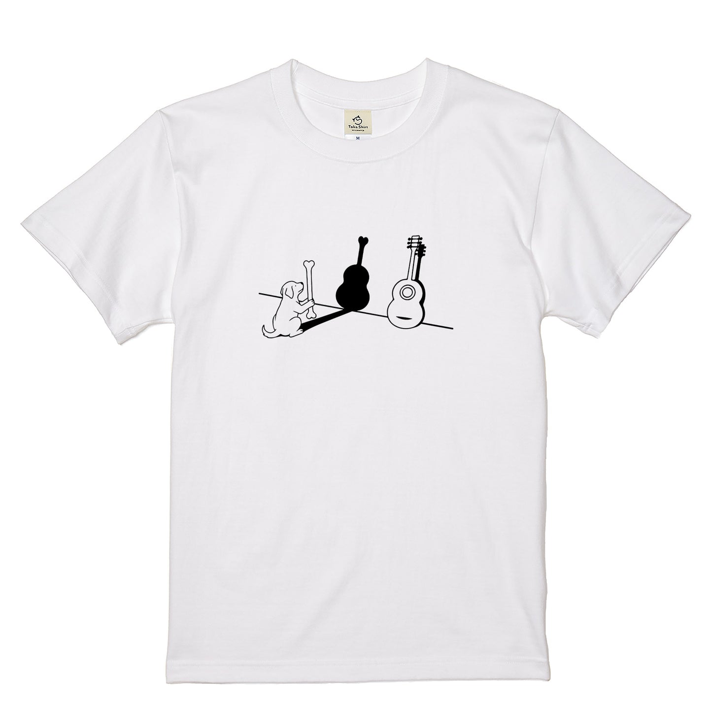 犬ギター 犬Tシャツ｜音楽好きに人気
