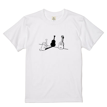 犬ギター 犬Tシャツ｜音楽好きに人気