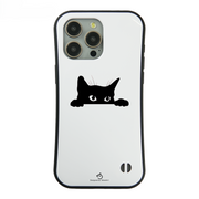 ケース ねこ 猫イラスト 可愛い黒い猫 2 スマホ ケース iPhone8, SE2, SE3 ~ ケースiPhone17シリーズ