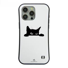 ケース ねこ 猫イラスト 可愛い黒い猫 2 スマホ ケース iPhone8, SE2, SE3 ~ ケースiPhone17シリーズ
