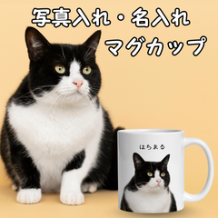 写真入り名入れマグカップ｜犬猫オリジナルギフト