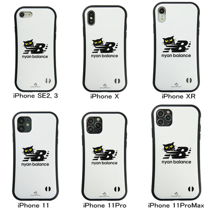ケース ねこ 猫イラスト猫  Nyan Balanceー スマホ ケース iPhone8, SE2, SE3 ~ ケースiPhone17シリーズ