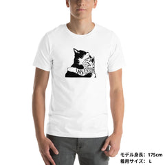 【バレンタイン限定】猫tシャツ ねこ 猫イラスト｜アダルト&キッズサイズ.