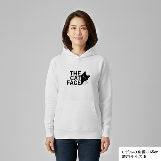 猫 パーカー ねこ かわいい 猫イラスト THE CAT FACE2