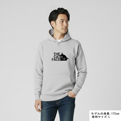 猫 パーカー ねこ かわいい 猫イラスト THE CAT FACE1