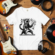 ロック猫ギター Tシャツ | 音楽好きに人気
