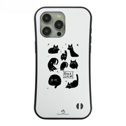 ケース ねこ 猫イラスト Black Cat 黒猫  スマホ ケース iPhone8, SE2, SE3 ~ ケース iPhone17シリーズ
