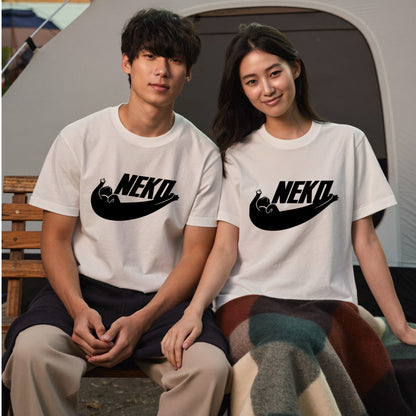 猫 Tシャツ NEKO かわいい 猫好き 黒猫 面白い Tシャツ メンズ レディース ユニセックス 人気