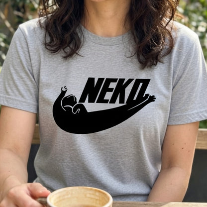 猫 Tシャツ NEKO かわいい 猫好き 黒猫 面白い Tシャツ メンズ レディース ユニセックス 人気