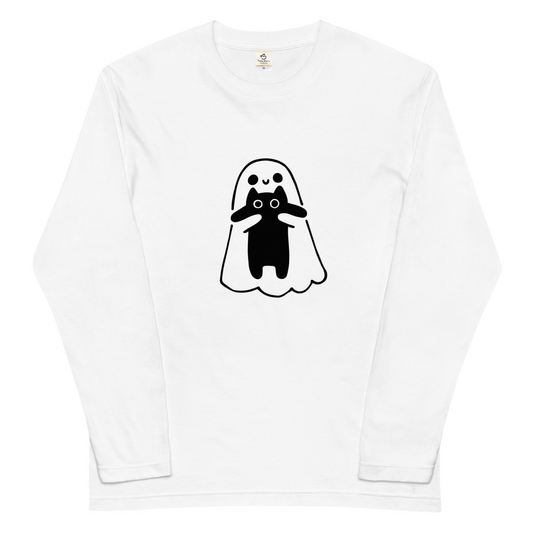 猫 ロン t 猫 長袖 t シャツ ねこ 猫イラスト ハロウィン.