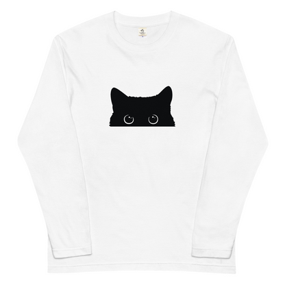 猫 ロン t 猫 長袖 t シャツ ねこ 猫イラスト 可愛い猫