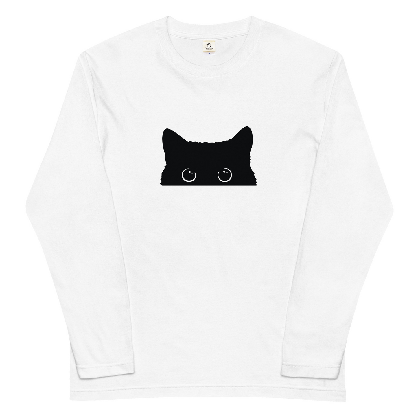 猫 ロン t 猫 長袖 t シャツ ねこ 猫イラスト可愛い猫.