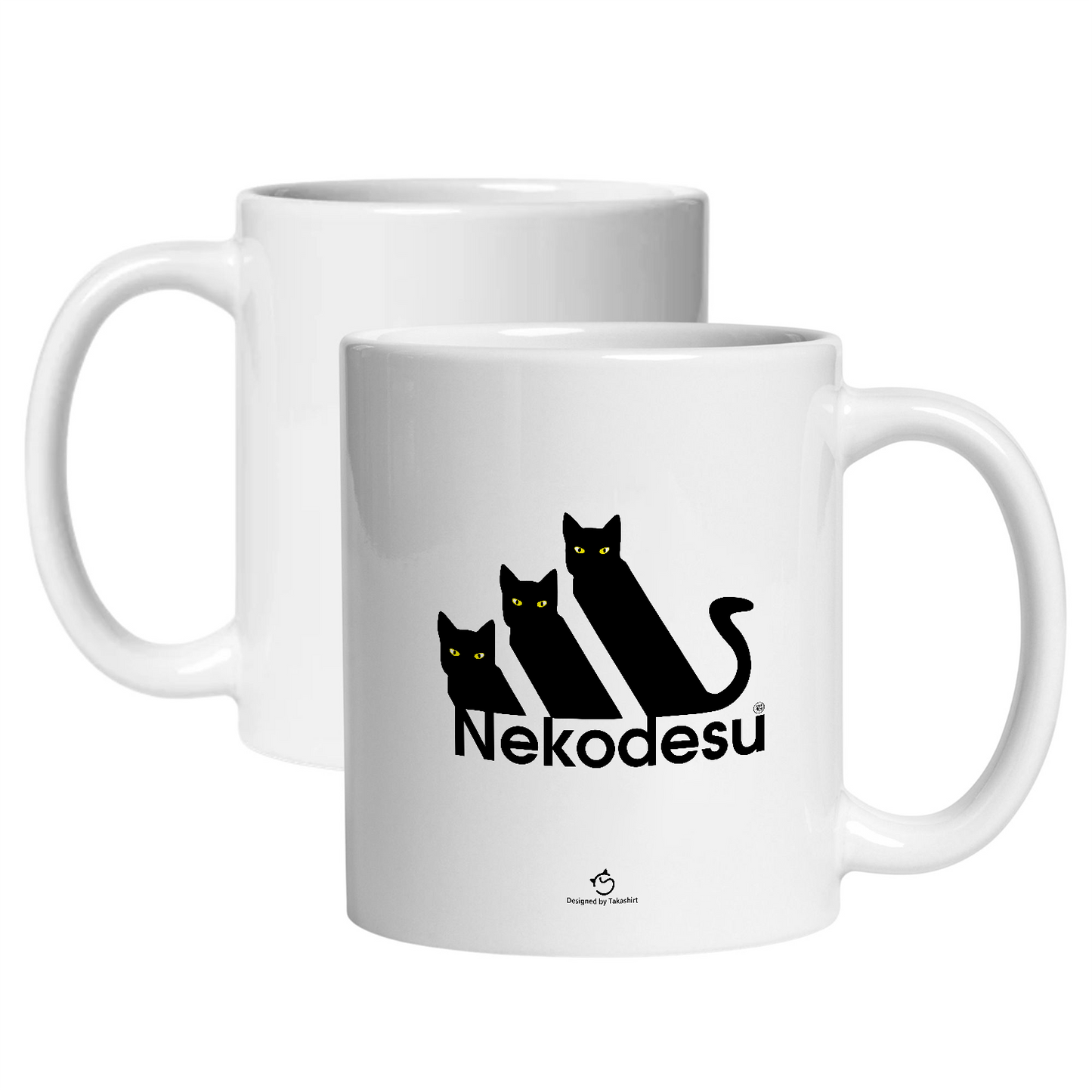 マグカップ 猫イラストNekodesu｜猫好きにおすすめの面白い猫グッズ プレゼントにも最適