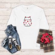 【バレンタイン・ホワイトデーにオススメ】猫 ロン t 猫 長袖 t シャツ ねこ 猫イラスト