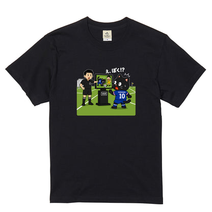 くろまるTシャツ｜え、ぼく！？ VARに驚くワールドカップデザイン
