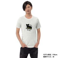 猫tシャツ ねこ 猫イラスト Sorry i'm late, my cat was sitting on me｜アダルト&キッズサイズ.