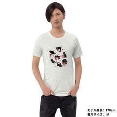 【バレンタイン限定】猫tシャツ ねこ 可愛い猫イラスト｜アダルト&キッズサイズ.