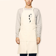 猫エフロン ツイル エプロン ねこ 猫イラスト  可愛い猫