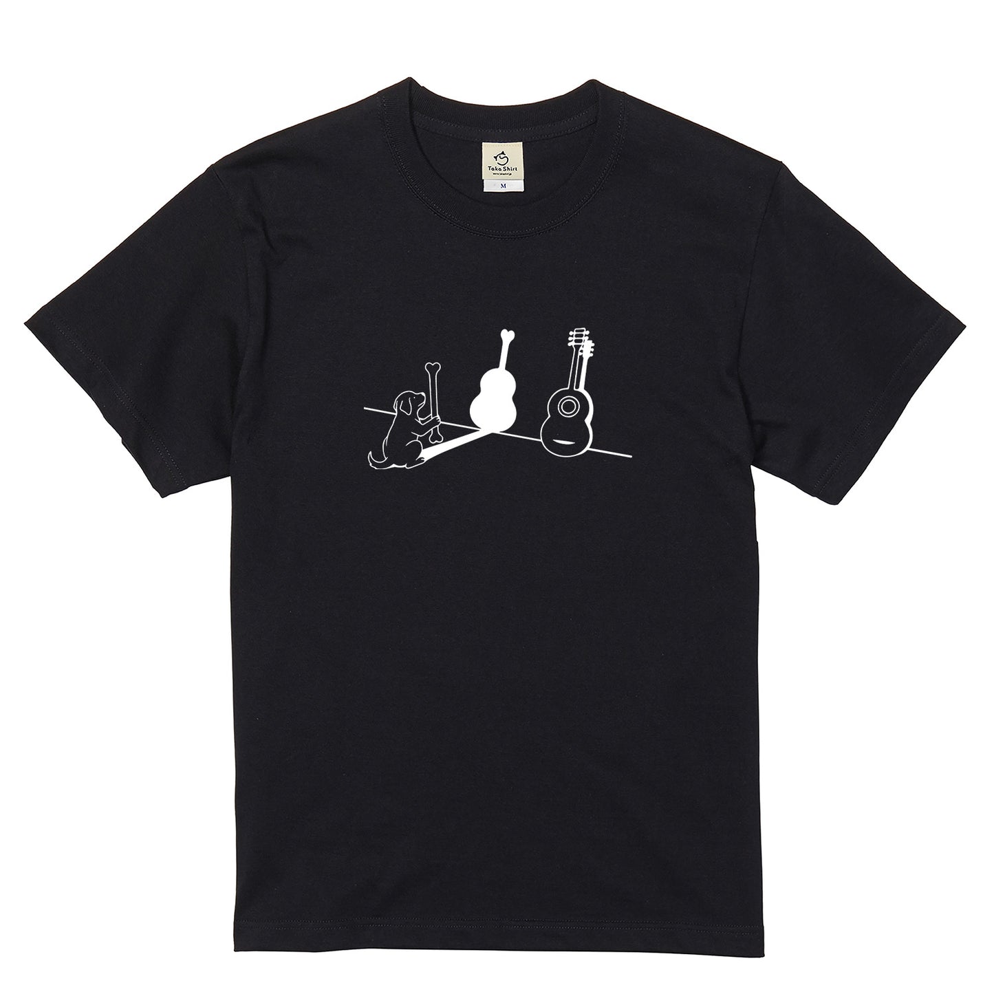 犬ギター 犬Tシャツ｜音楽好きに人気