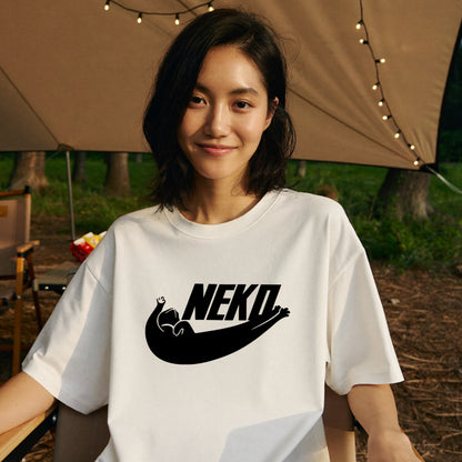 猫 Tシャツ NEKO かわいい 猫好き 黒猫 面白い Tシャツ メンズ レディース ユニセックス 人気