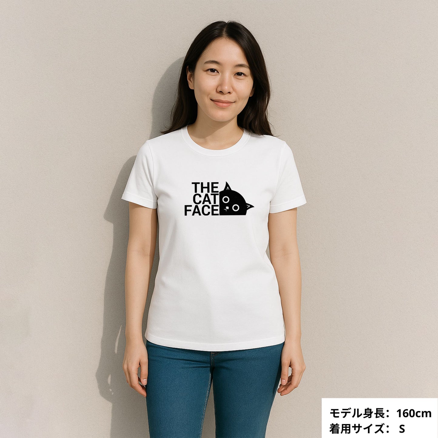 猫tシャツ ねこ 猫イラスト THE CAT FACE｜アダルト&キッズサイズ