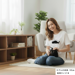 にゃにもしたくにゃ猫Tシャツ｜おもしろ猫デザイン