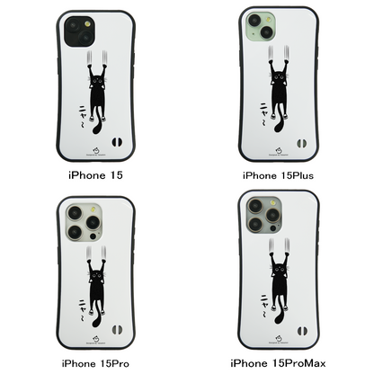 ケース ねこ 猫イラスト 引っ掻く猫 2 スマホ ケース iPhone8, SE2, SE3 ~ ケース iPhone16シリーズ